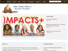 Tablet Screenshot of hccef.org